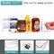 Sorbus Fridge Organizer on Wheels - Rolling Fridge Organizers and Storage Clear Design with Dividers & Handles for Kitchen Organization and Storage - Refrigerator Organizer Bins & Pantry Storage Bins